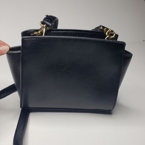 Simply Noelle black leather mini crossbody bag
